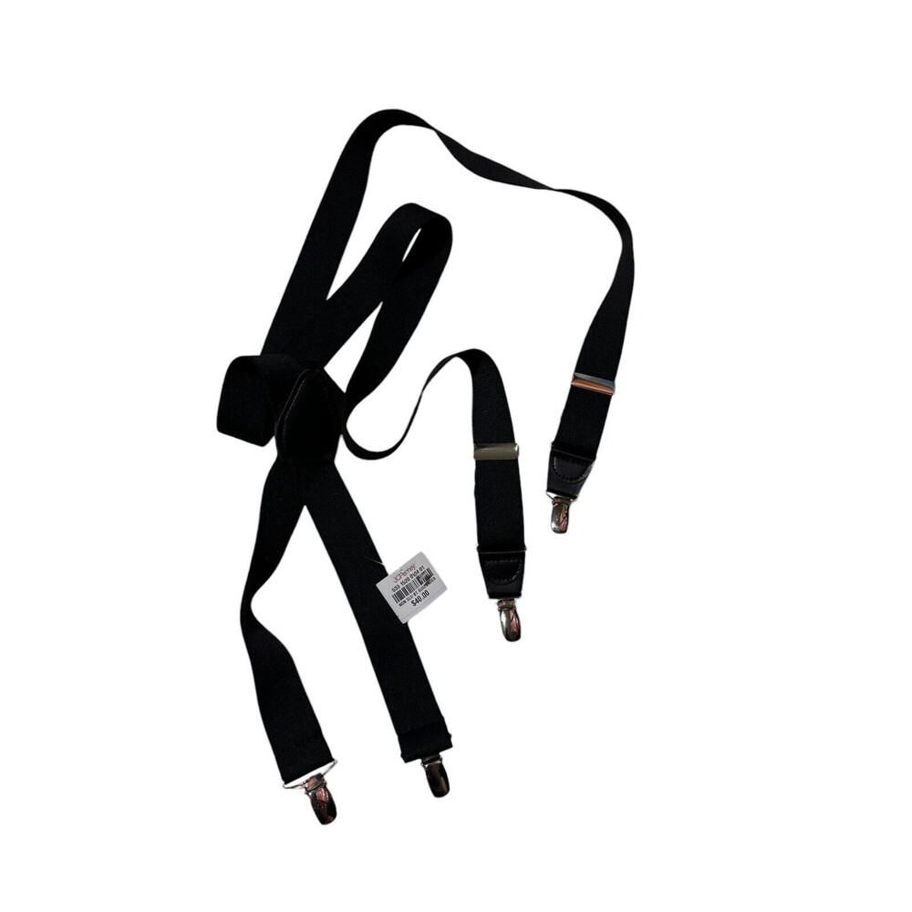 Suspenders Men’s Clip On New Black Dressy Look J.C. Penney’s